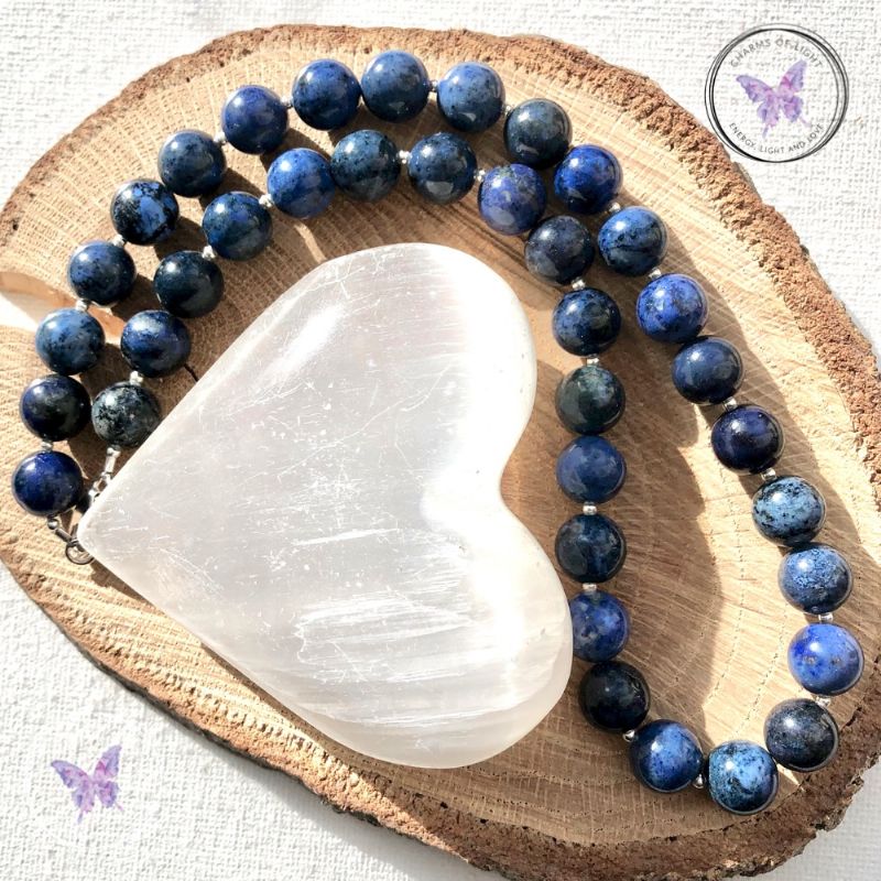 Dumortierite Bead Necklace